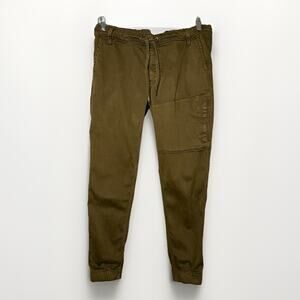 DU/ER Mens Green Pants 34x29 N2X Slim Fit No Sweat Jogger Taper MJNS1100 Cargo